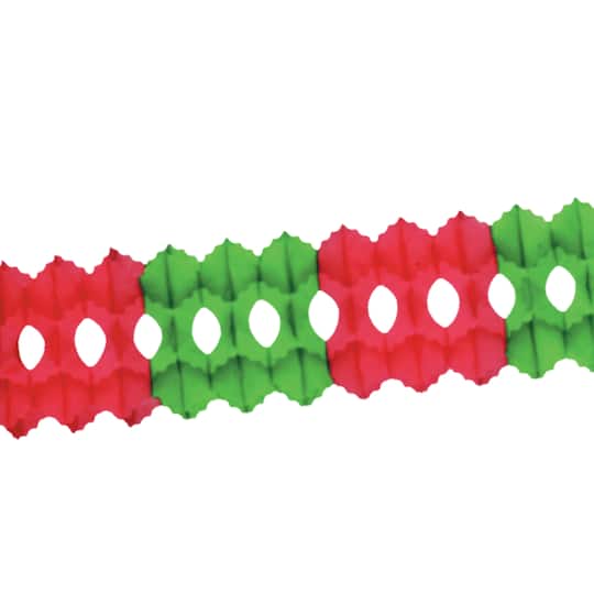 Beistle 12ft. Red & Green Arcade Garlands, 2ct.